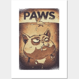 Paws Cat Kitten Kitty Posters and Art